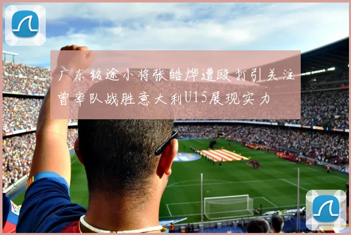 广东铭途小将张皓烨遭殴打引关注曾率队战胜意大利U15展现实力